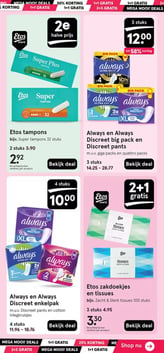 Etos tampons aanbieding bij Etos – geldig van 20.04.2026 t/m 03.05.2026