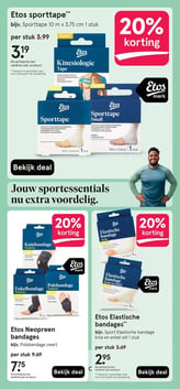 Etos Neopreen bandages aanbieding bij Etos – geldig van 23.02.2026 t/m 08.03.2026