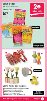 Scrub Daddy aanbieding bij Etos – geldig van 23.02.2026 t/m 08.03.2026