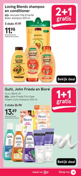 Loving Blends shampoo en conditioner aanbieding bij Etos – geldig van 23.02.2026 t/m 08.03.2026