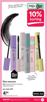 Etos mascara aanbieding bij Etos – geldig van 23.02.2026 t/m 08.03.2026