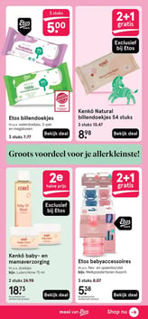 Etos billendoekjes aanbieding bij Etos – geldig van 23.02.2026 t/m 08.03.2026