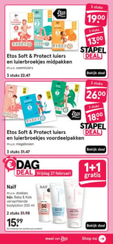 Naïf aanbieding bij Etos – geldig van 23.02.2026 t/m 08.03.2026