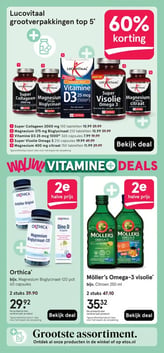 Super Collageen 2000 mg 150 tabletten aanbieding bij Etos – geldig van 23.02.2026 t/m 08.03.2026
