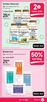 Golden Naturals bijv. IJzer Bisglycinaat Plus 60 capsules aanbieding bij Etos – geldig van 23.02.2026 t/m 08.03.2026