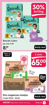 Etos megaboxen doekjes aanbieding bij Etos – geldig van 23.02.2026 t/m 08.03.2026