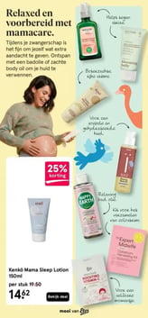 Kenkô Mama Sleep Lotion aanbieding bij Etos – geldig van 23.03.2026 t/m 07.06.2026