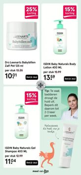 ISDIN Baby Naturals Gel Shampoo 400 ML aanbieding bij Etos – geldig van 23.03.2026 t/m 07.06.2026