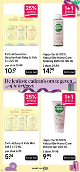Zwitsal Essentials Geschenkset Baby & Kids 3 x 200 ml aanbieding bij Etos – geldig van 23.03.2026 t/m 07.06.2026