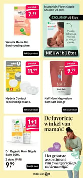 Naïf Mom Magnesium Bath Salt 500 gr aanbieding bij Etos – geldig van 23.03.2026 t/m 07.06.2026
