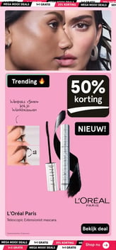 L'Oréal Paris Telescopic Extensionist mascara aanbieding bij Etos – geldig van 26.01.2026 t/m 08.02.2026