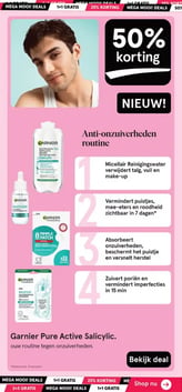 Garnier Pure Active Salicylic. aanbieding bij Etos – geldig van 26.01.2026 t/m 08.02.2026
