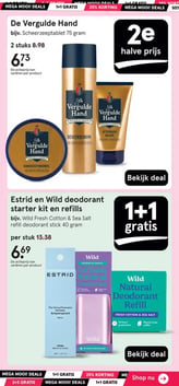 De Vergulde Hand bijv. Scheerzeeptablet 75 gram aanbieding bij Etos – geldig van 26.01.2026 t/m 08.02.2026