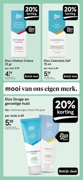 Etos Litteken Crème aanbieding bij Etos – geldig van 26.01.2026 t/m 08.02.2026