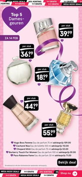 Chopard Wish Eau de parfum 75 ml aanbieding bij Etos – geldig van 26.01.2026 t/m 08.02.2026
