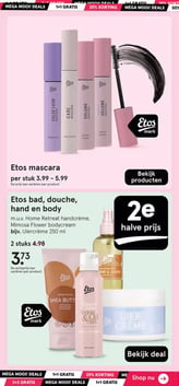 Etos mascara aanbieding bij Etos – geldig van 26.01.2026 t/m 08.02.2026