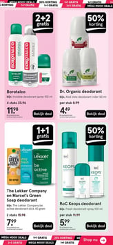 Dr. Organic deodorant aanbieding bij Etos – geldig van 26.01.2026 t/m 08.02.2026
