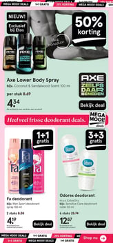 Fa deodorant aanbieding bij Etos – geldig van 26.01.2026 t/m 08.02.2026