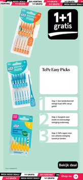 TePe Easy Picks aanbieding bij Etos – geldig van 26.01.2026 t/m 08.02.2026