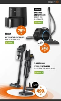 STEELSTOFZUIGER | VS20C954CTN JET 95 MULTI aanbieding bij Expert – geldig van 01.03.2026 t/m 08.03.2026