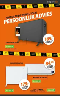 EUROM WALL DESIGNHEAT 2000 WIFI KERAMISCHE KACHEL aanbieding bij Expert – geldig van 05.01.2026 t/m 11.01.2026
