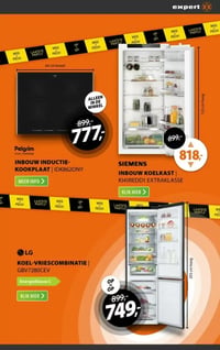 LG KOEL-VRIESCOMBINATIE | GBV7280CEV aanbieding bij Expert – geldig van 05.01.2026 t/m 11.01.2026