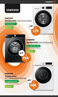 SAMSUNG WASMACHINE | WW11DG6B25LBU3 aanbieding bij Expert – geldig van 15.02.2026 t/m 22.02.2026
