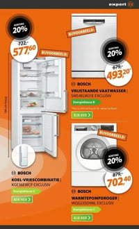 KOEL-VRIESCOMBINATIE | KGE36EWCP EXCLUSIV aanbieding bij Expert – geldig van 15.02.2026 t/m 22.02.2026