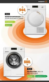 WARMTEPOMPDROGER | TEA 535 WP EXCELLENCE ECOSPEED aanbieding bij Expert – geldig van 15.02.2026 t/m 22.02.2026