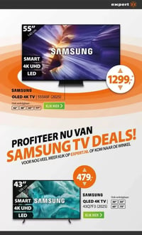 SAMSUNG QLED 4K TV | 43Q7F3 (2025) aanbieding bij Expert – geldig van 15.02.2026 t/m 22.02.2026