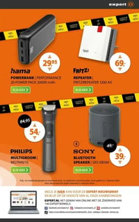 FRITZ! REPEATER | FRITZ!REPEATER 1200 AX aanbieding bij Expert – geldig van 25.01.2026 t/m 01.02.2026