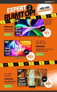 PHILIPS QLED 4K TV | 50PUS9050 AMBILIGHT (2025) aanbieding bij Expert – geldig van 25.01.2026 t/m 01.02.2026