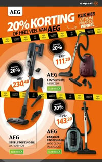 AEG STOFZUIGER AB51C2DR aanbieding bij Expert – geldig van 25.01.2026 t/m 01.02.2026