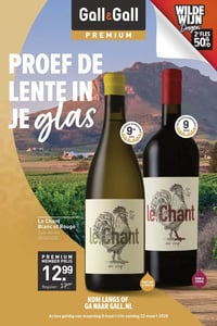 Le Chant Blanc of Rouge aanbieding bij Gall-gall – geldig van 09.03.2026 t/m 22.03.2026