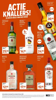 Bacardi Carta Blanca aanbieding bij Gall-gall – geldig van 16.02.2026 t/m 22.02.2026