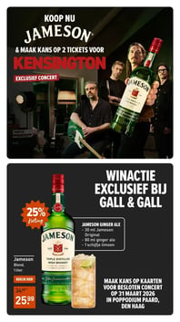 Jameson aanbieding bij Gall-gall – geldig van 23.02.2026 t/m 01.03.2026