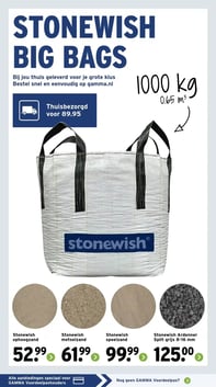 Stonewish speelzand aanbieding bij Gamma – geldig van 02.02.2026 t/m 08.02.2026