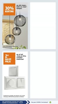 hang-, tafel en vloerlampen aanbieding bij Gamma – geldig van 02.02.2026 t/m 08.02.2026