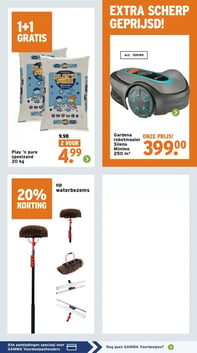Play 'n pure speelzand aanbieding bij Gamma – geldig van 02.02.2026 t/m 08.02.2026