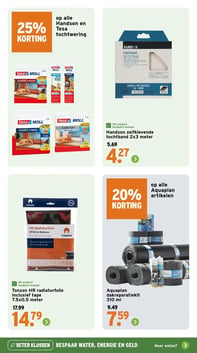 op alle Handson en Tesa tochtwering aanbieding bij Gamma – geldig van 02.03.2026 t/m 08.03.2026
