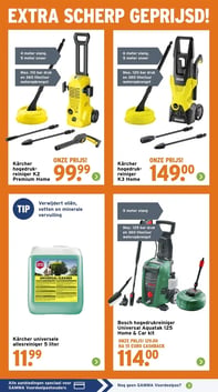 Kärcher hogedrukreiniger K2 Premium Home aanbieding bij Gamma – geldig van 02.03.2026 t/m 08.03.2026
