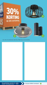 30% KORTING op alle verlichting aanbieding bij Gamma – geldig van 05.01.2026 t/m 11.01.2026