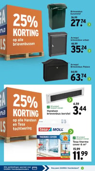 Arregui Brievenbus Palace aanbieding bij Gamma – geldig van 05.01.2026 t/m 11.01.2026