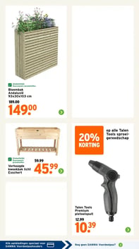 Verhoogde kweekbak licht Esschert aanbieding bij Gamma – geldig van 06.04.2026 t/m 12.04.2026