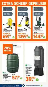 Harcostar regenton EcoGreen groen kunststof 68 liter aanbieding bij Gamma – geldig van 06.04.2026 t/m 12.04.2026