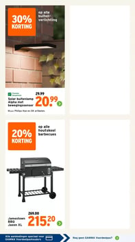 Solar buitenlamp Alpha met bewegingssensor aanbieding bij Gamma – geldig van 06.04.2026 t/m 12.04.2026