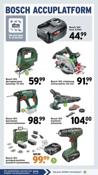 Bosch 18V multitool Advanced aanbieding bij Gamma – geldig van 09.02.2026 t/m 15.02.2026