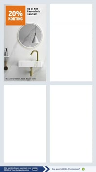 keramisch sanitair aanbieding bij Gamma – geldig van 09.02.2026 t/m 15.02.2026