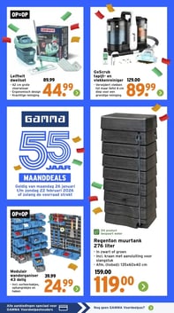 Regenton muurtank 276 liter aanbieding bij Gamma – geldig van 09.02.2026 t/m 15.02.2026
