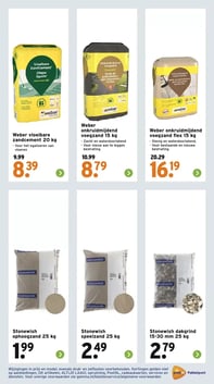 Weber onkruidmijdend voegzand flex 15 kg aanbieding bij Gamma – geldig van 09.02.2026 t/m 15.02.2026